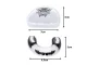 Single Mouthguard for Boxing and MMA with Storage Case, Black/Clear