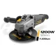 Angle Grinder 1200W Variable Speed 125mm 10 Discs Humberg Hm-411