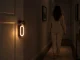 LED Night Light with Motion Sensor and Hanger, Warm Light, Black