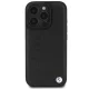 BMW iPhone 16 Pro Max Case Leather Hot Stamp MagSafe, Black