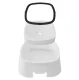Floating No-Spill Pet Bowl, 1 L, White/Grey