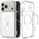Spigen Ultra Hybrid MagSafe Case for iPhone 18 Pro / 17 Pro - Clear and White