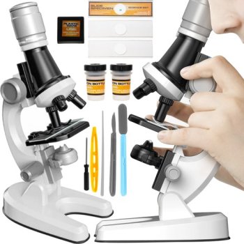 Microscope with 100x; 400x; 1200x Magnification with Accessories