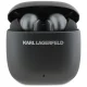 Karl Lagerfeld Metal Printed Logo ANC/ENC Headphones - Black