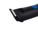 Cordless hair and beard trimmer with 4 comb attachments, black-blue