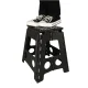 Folding Non-Slip Stool 39.5 cm, Black