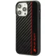 Audi Carbon Fiber Stripe Case for iPhone 14 Pro 6.1\", Black