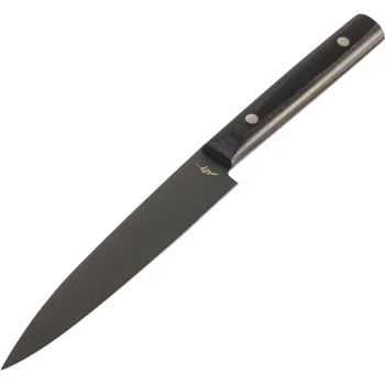 KAI Michel Bras Quotidien No.3 All-Purpose Kitchen Knife 15 cm, Black