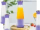 Portable Wireless Smoothie Blender with USB Charging, 400ml, Purple