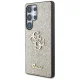 Guess Fixed Glitter Big 4G Metal Logo case for Samsung Galaxy S25 Ultra, gold