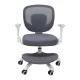 Kids Desk Chair, Adjustable Swivel Chair with Footrest, Grey