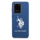Samsung Galaxy S20 Ultra (SM-G988F) US Polo Silicone Collection Case Cover (USHCS69SLHRNV), Navy