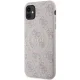Guess iPhone 11 / XR Case 4G Collection Leather Metal Logo MagSafe, Pink