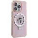 Karl Lagerfeld iPhone 15 Pro Max Case Ring Stand Karl & Choupette MagSafe, Pink