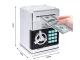 Interactive Safe Piggy Bank with PIN Code, Silver