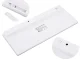Wireless Bluetooth Keyboard for PC, iPad, Mac, Compact, White