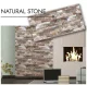 Decorative Wall Panel NATURAL STONE, 500 x 1000 mm, 3 mm