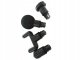 Relaxing Muscle Massager Pistol with 4 Nozzles Wireless Massage Device, Black