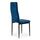 Обеденные стулья Mebelki24 Velvet, синие, 4 шт.