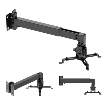 Wall Mount for Projector Maclean MC-205 B, up to 20 kg, Black