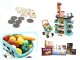 Bērnu Rotaļu Lielveikala Kases Aparāts + Pārtikas Grozs Iepirkšanās Ratiņi | Kids Toy Supermarket Shop Cash...