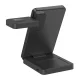 Tech-Protect A56 3-in-1 MagSafe Qi2.2 Wireless Charger + USB-C / USB-C Cable 100cm - Black