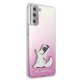Karl Lagerfeld Samsung Galaxy S21+ Case Choupette Fun, Pink