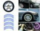 Reflective stickers for wheels blue