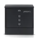 Humberg Hm-861 Mailbox with Newspaper Holder, 34x30.5x10 cm, Anthracite
