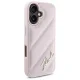 Karl Lagerfeld iPhone 16 Case Quilted Signature, Pink