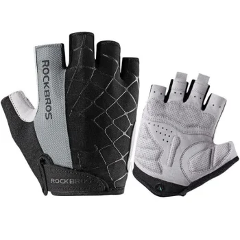 Rockbros S109GR Cycling Gloves, Size M, Gray