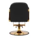 Gabbiano Acri Hairdressing Chair, Black/Gold