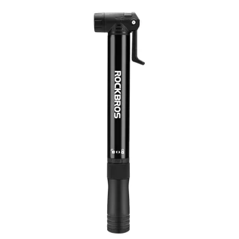Rockbros 42320010001 Hand Bicycle Pump with Screwdriver, Black