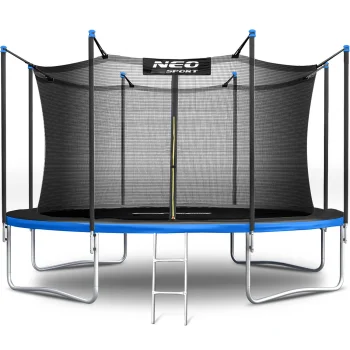 Neo-Sport Garden Trampoline 465 cm (15 ft) with Inner Net and Ladder
