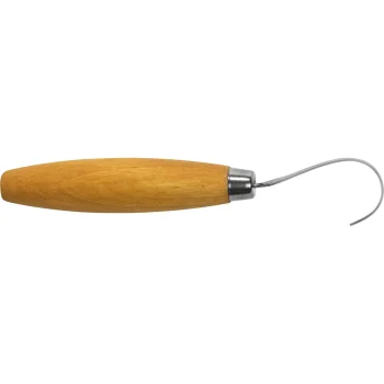 Morakniv Hook Knife Wood Carving Knife, 55 mm Blade, Brown