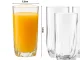 Set of 6 Tall Highball Glasses for Cocktails and Cold Drinks, 340 ml