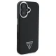 Guess iPhone 16 Plus Case Grained Triangle MagSafe, Black