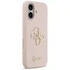 Guess Silicone Big 4G Script Phone Case Cover iPhone 17 - Pink