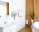 Automatic Dispenser for Two Toothpastes with Cup and Holder for Bathroom