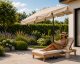 Rectangular Garden Umbrella with Tilt and Crank, 200x130 cm, Beige, MultiGarden