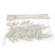 Ruhhy Christmas Tree Ornaments - Reindeer, 9 pcs, White with Glitter
