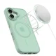 Tech-Protect MagMat MagSafe Case for iPhone 17 - Transparent Green