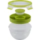 Food container Emsa Clip&Go Snackbox with inserts 1L, green