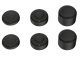 Thumb Grips for Nintendo Switch 2 Analog Sticks 6 Pack, Black