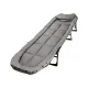 LUARO Folding Camp Bed, Portable Garden Sun Lounger with Pillow