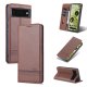 Google Pixel 6 Pro AZNS Leather Stand Case Cover with Card Slots, Coffee