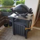 Grill Table with Storage Cabinet KETER Unity 105L, Graphite Gray