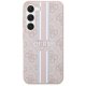 Samsung Galaxy S23 (SM-S911) Guess 4G Printed Stripe Case Cover (GUHCS23SP4RPSP), Pink