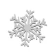 Ruhhy Wooden Christmas Tree Baubles, 20 pcs, White, 9 cm