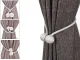 Magnetic Curtain Tiebacks 2 pcs White
